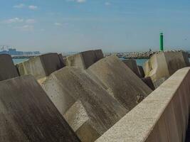 the city of Oostende and the belgian coast photo