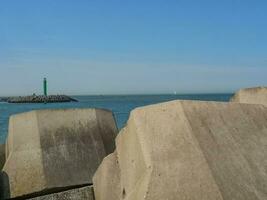 the city of Oostende and the belgian coast photo