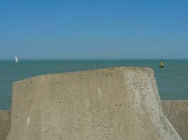 the city of Oostende and the belgian coast photo