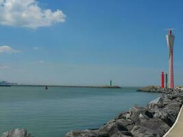 the city of Oostende and the belgian coast photo