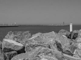 the city of Oostende and the belgian coast photo