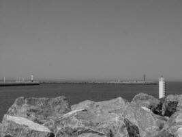 the city of Oostende and the belgian coast photo