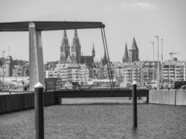 the city of Oostende and the belgian coast photo