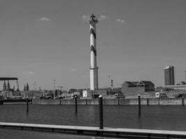 el ciudad de Ostende y el Belga costa foto