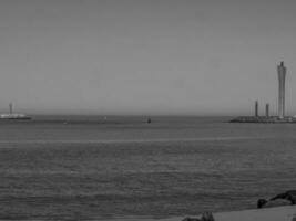 el ciudad de Ostende y el Belga costa foto