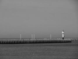 the city of Oostende and the belgian coast photo