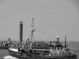 el ciudad de Ostende y el Belga costa foto