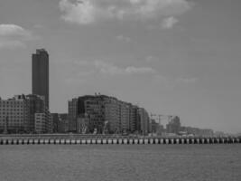 the city of Oostende and the belgian coast photo