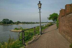 Ress city at the rhine river photo