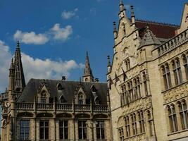 Gent city in Belgium photo