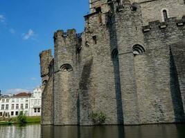 Gent city in Belgium photo