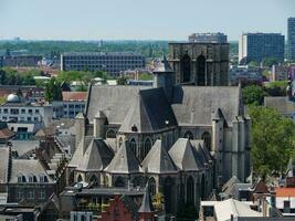 summer time in Gent Belgium photo