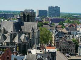 summer time in Gent Belgium photo