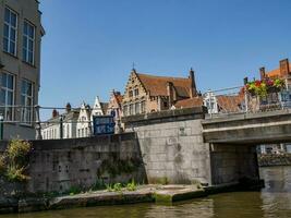 The city of Bruges in Belgium photo