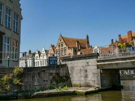 The city of Bruges in Belgium photo