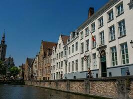 The city of Bruges in Belgium photo