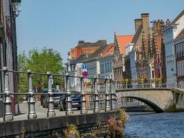 The city of Bruges in Belgium photo