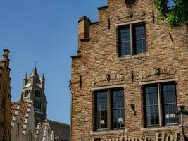 The city of Bruges in Belgium photo