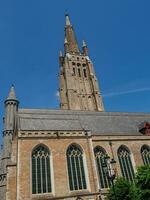 The city of Bruges in Belgium photo