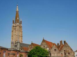 The city of Bruges in Belgium photo