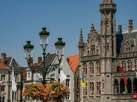 The city of Bruges in Belgium photo