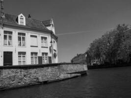 The city of Bruges in Belgium photo