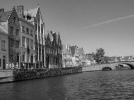 The city of Bruges in Belgium photo