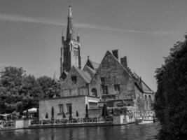 The city of Bruges in Belgium photo