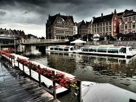 the city of Gent in belgium photo