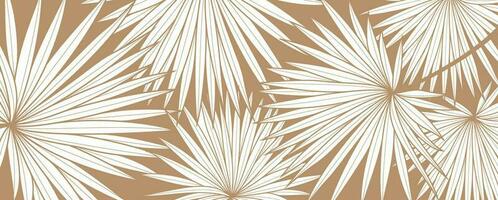 Saribus rotundifolius palm leaf vector design template