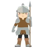 medieval cuento de hadas personaje. Reino tema. vector archivo