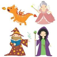 Medieval fairytale character. Kingdom theme. Vector file