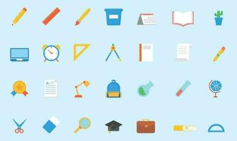 Colorful study icon vector