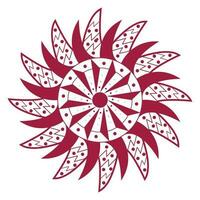 decorative luxury mandala on white background. vector