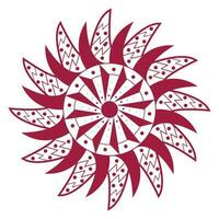 decorative luxury mandala on white background. vector