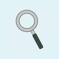 Magnifying Glass Icon A Simple and Effective Design vector