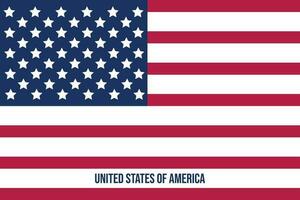 United States of America Flag Vector Illustration A Patriotic Design