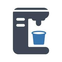 Coffee machine icon vector