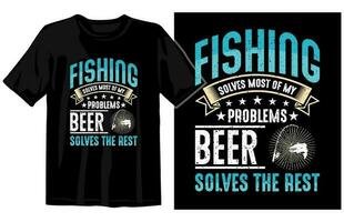 Fishing vintage t shirt design vector, vintage fishing t shirt set graphic illustration vector