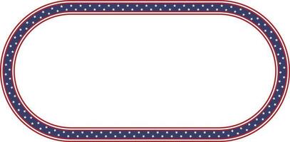 usa flag frame with copy space for your text or design vector
