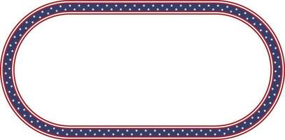 Estados Unidos bandera marco con Copiar espacio para tu texto o diseño vector