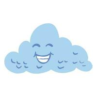 Cute Cloud Smiling illustration ,good for graphic design resources, children book, cover books, posters, pamflets, stickers and more. vector