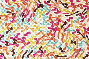 Hafttone pattern with geometric elements in multicolored tones. vector abstract gradient background