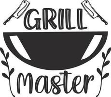 Grill Master Best SVG Design vector