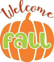 Welcome fall Best SVG Design Quality vector