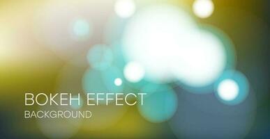 Abstract bokeh lights background, blur effect. vector