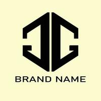 Letter GG line logo design. Vector abstract logo design templates. Usable for Business and Branding Logos. Flat Vector Logo Design Template Element.