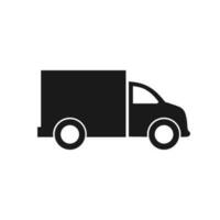Delivery Truck icon on white background. Vector illustration