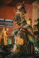 pu chao mismo frase santuario samut prakan provincia, tailandia foto