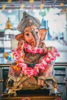 Ganesh in Thailand, decorated with crystal, beautiful Ganesh. photo